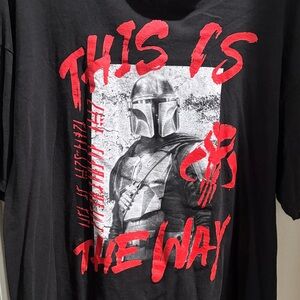 Star Wars Black This Is the Way Tee 2X